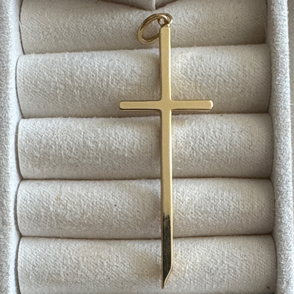 Miranda Frye Gold Cross Pendant